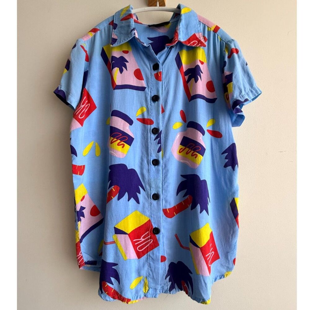 Nooworks Snacks S/S Button-up shirt in Small